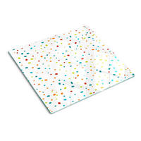 GLASPLATTE 60x52 cm Farbige Punkte - Multicolor, Glas (60/0.4/52cm) - TULUP