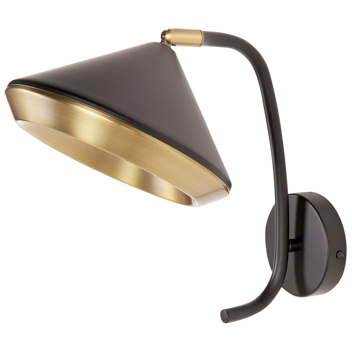 STRAHLER Schwarz/Kupfer Mokvi - Schwarz/Kupferfarben, Metall (20/28/30cm) - Beliani
