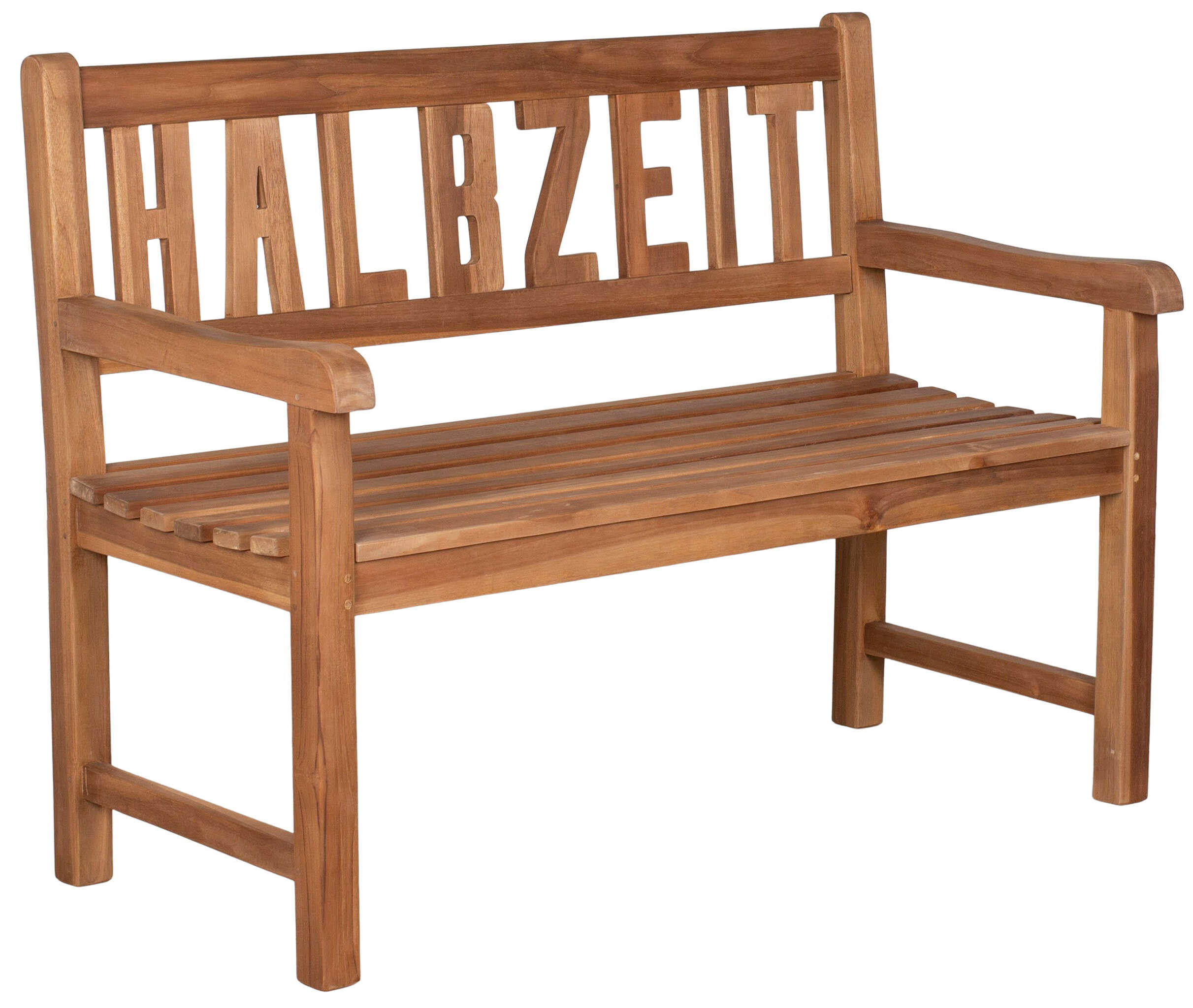 GARTENBANK Halbzeit - Naturfarben, Holz (120/94/60cm) - Mr. Deko
