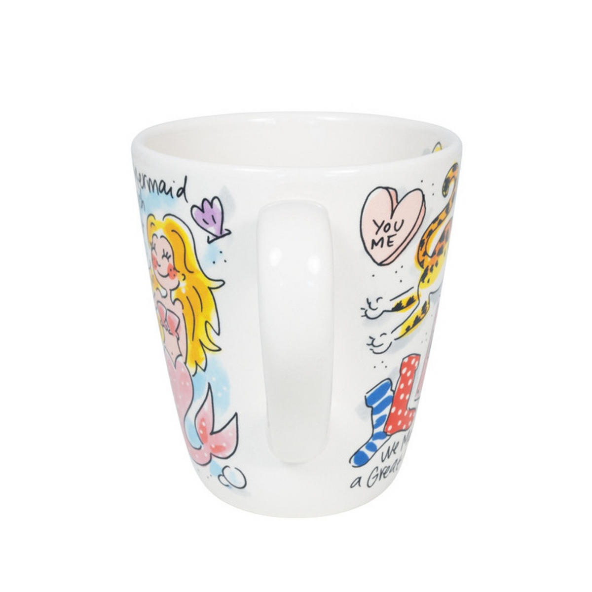BECHER Liebe in Bunt - 350 ml - Multicolor, Keramik (0.35L) - Blond Amsterdam
