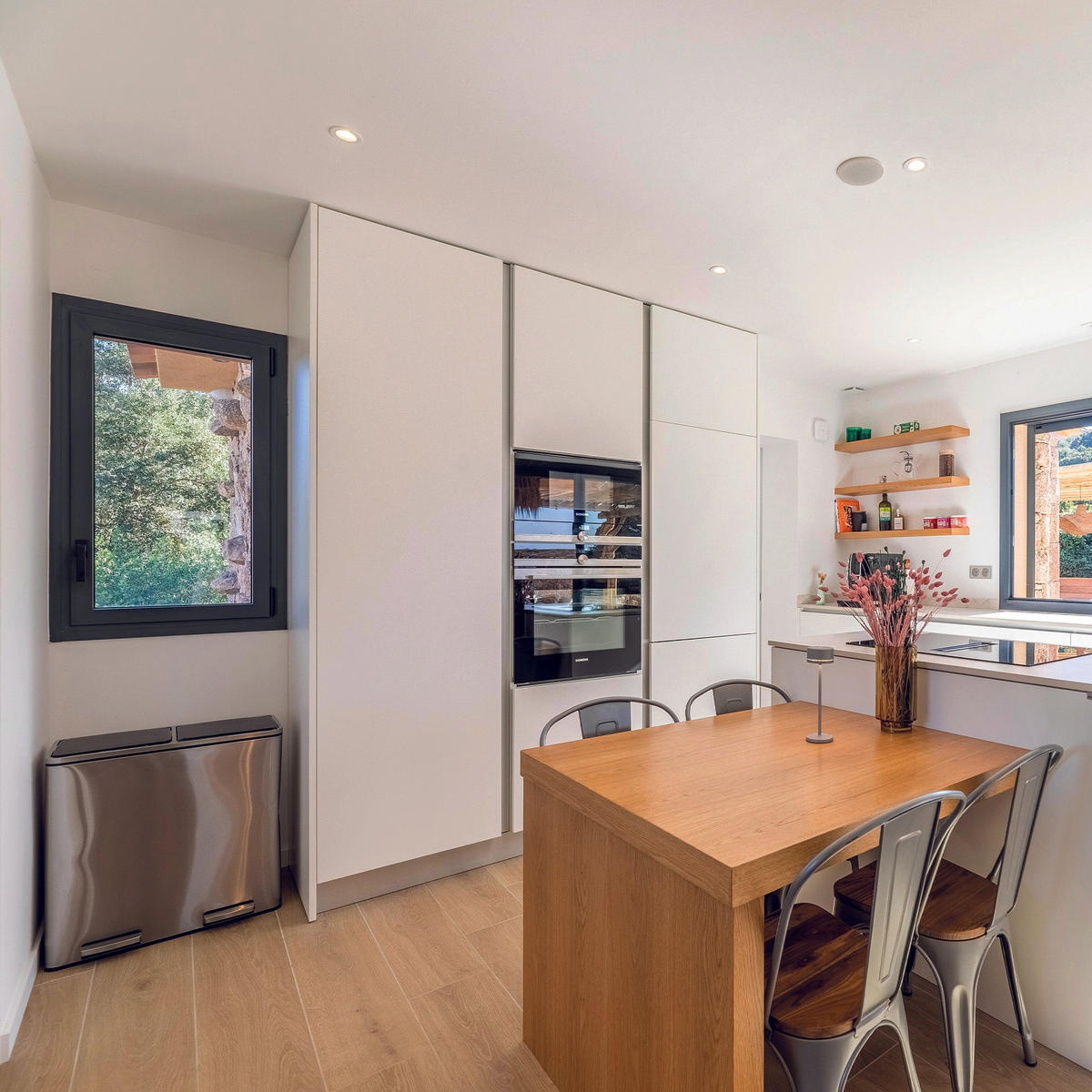 ABFALLEIMER MAJOR silber - Silberfarben, Metall (36/65/60cm) - Kitchen Move