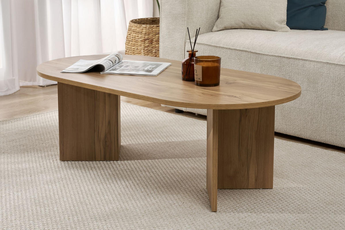 COUCHTISCH Sable Eiche - Eichefarben, Holz (60/119/40cm) - Habitat Garten