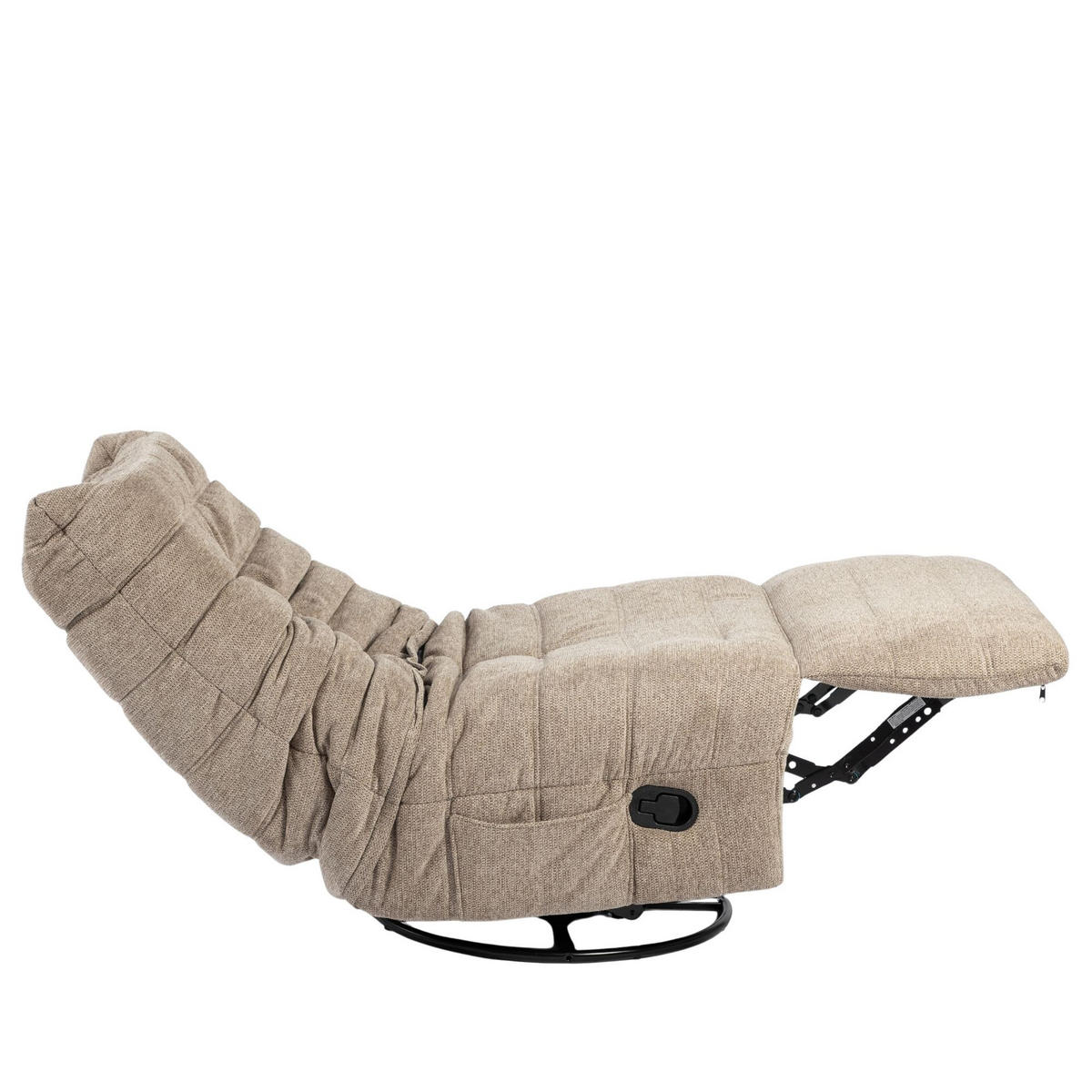 SESSEL Taupe 150/78/90 cm - Taupe, Textil (78/90/150cm) - Starfurn