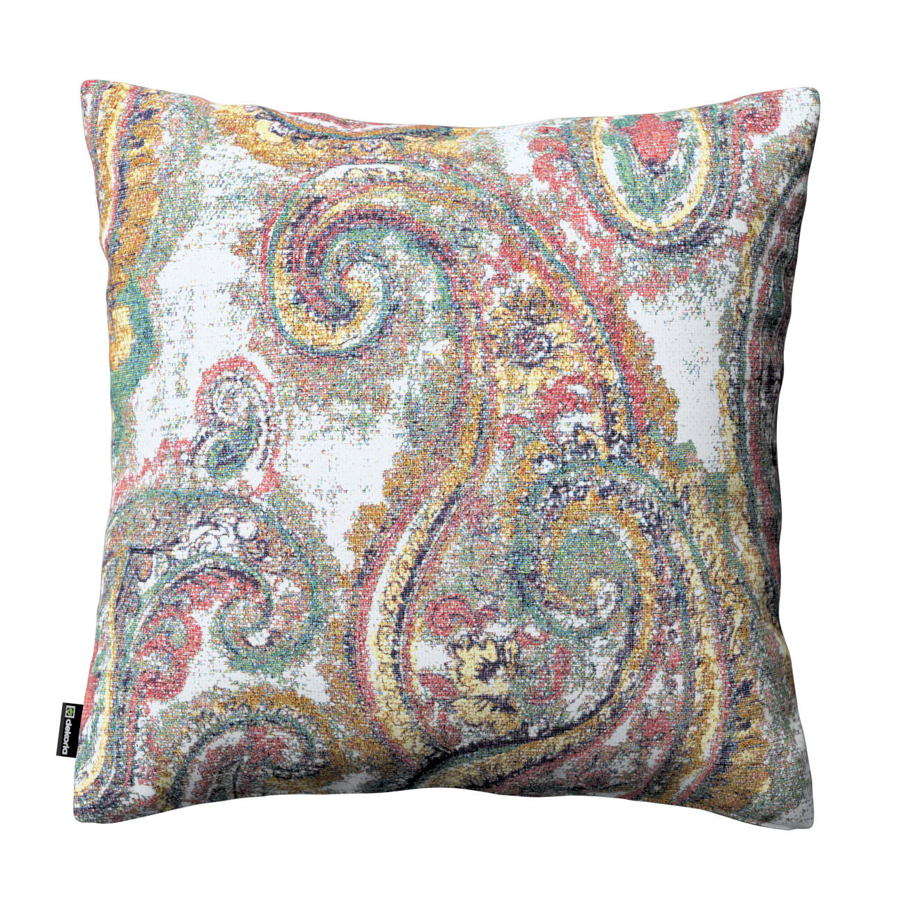 KISSENHÜLLE Cosy Home grün- rosa, 43x43 cm - Rosa, Textil (43/43cm) - Dekoria