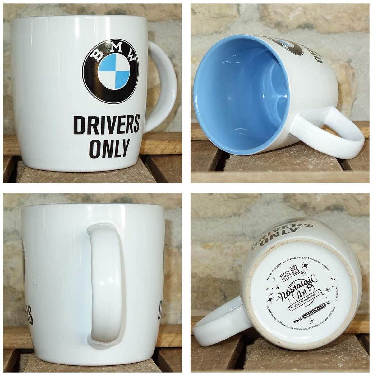 KAFFEETASSE 330 ml BMW Drivers Only - Multicolor, Keramik (0.33L) - Nostalgic-Art