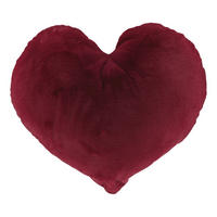 DEKOKISSEN Crush Rot 65/60/8 cm - Rot, Textil (60/65cm) - Unique Living