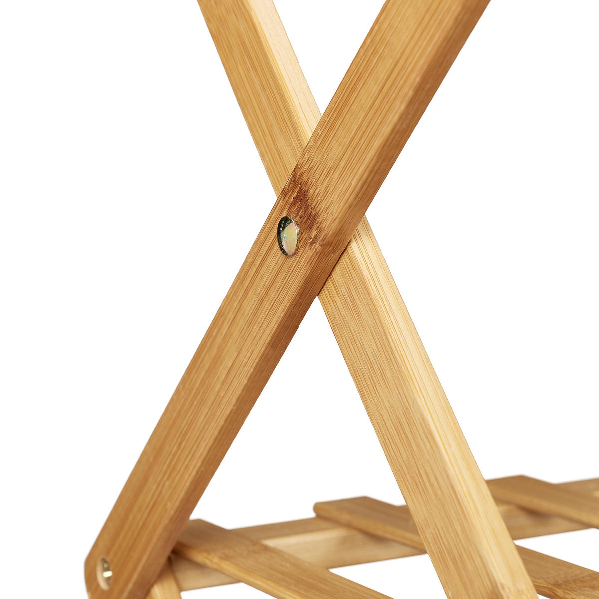 SCHUHREGAL - Hellbraun, Holz (67/46/26cm) - Relaxdays