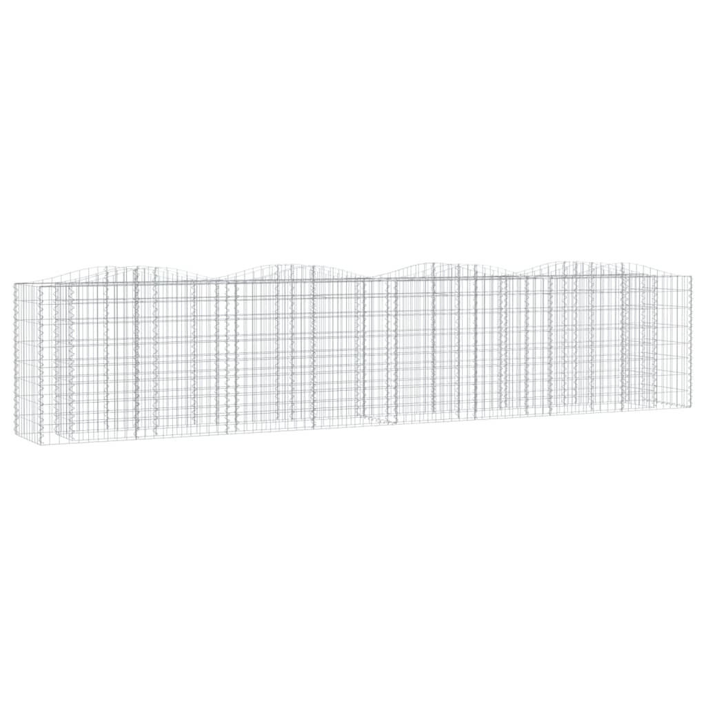 Deluke Gabionen Silber 400x100x50 cm