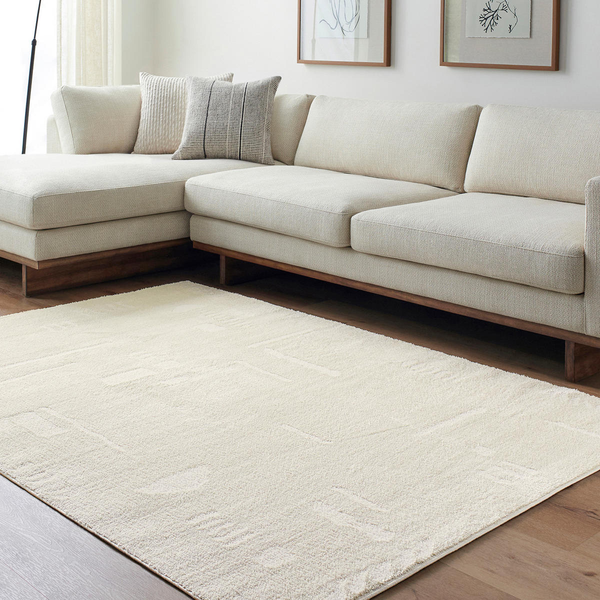KURZFLORTEPPICH 200/275 cm Weiß - Weiß, Naturmaterialien/Textil (200/275cm) - LIVABLISS