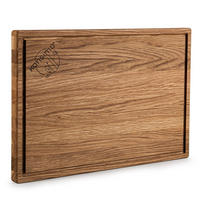 SCHNEIDEBRETT Solida - Eichefarben/Braun, Holz (25/35cm) - KONSIMO®
