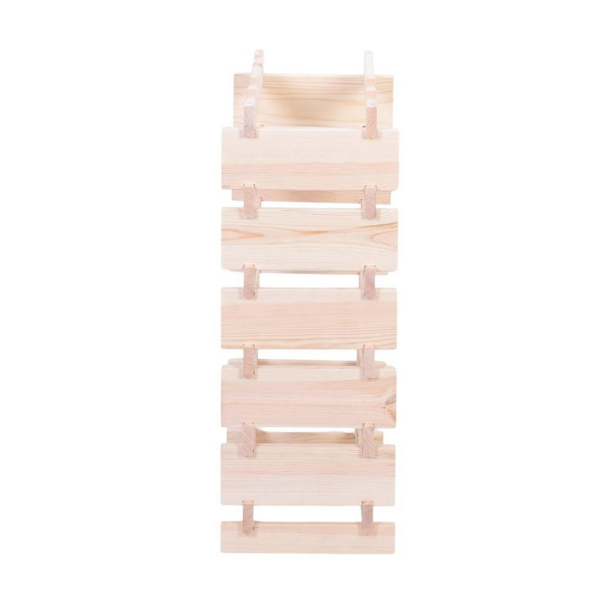 WEINREGAL VINOTECA FLEX PRO HxBxT 79x46x28cm 24 Flaschen auf 6 Ebenen Natur unbehandelt - Naturfarben, Holz (46/79/28cm) - PROREGAL
