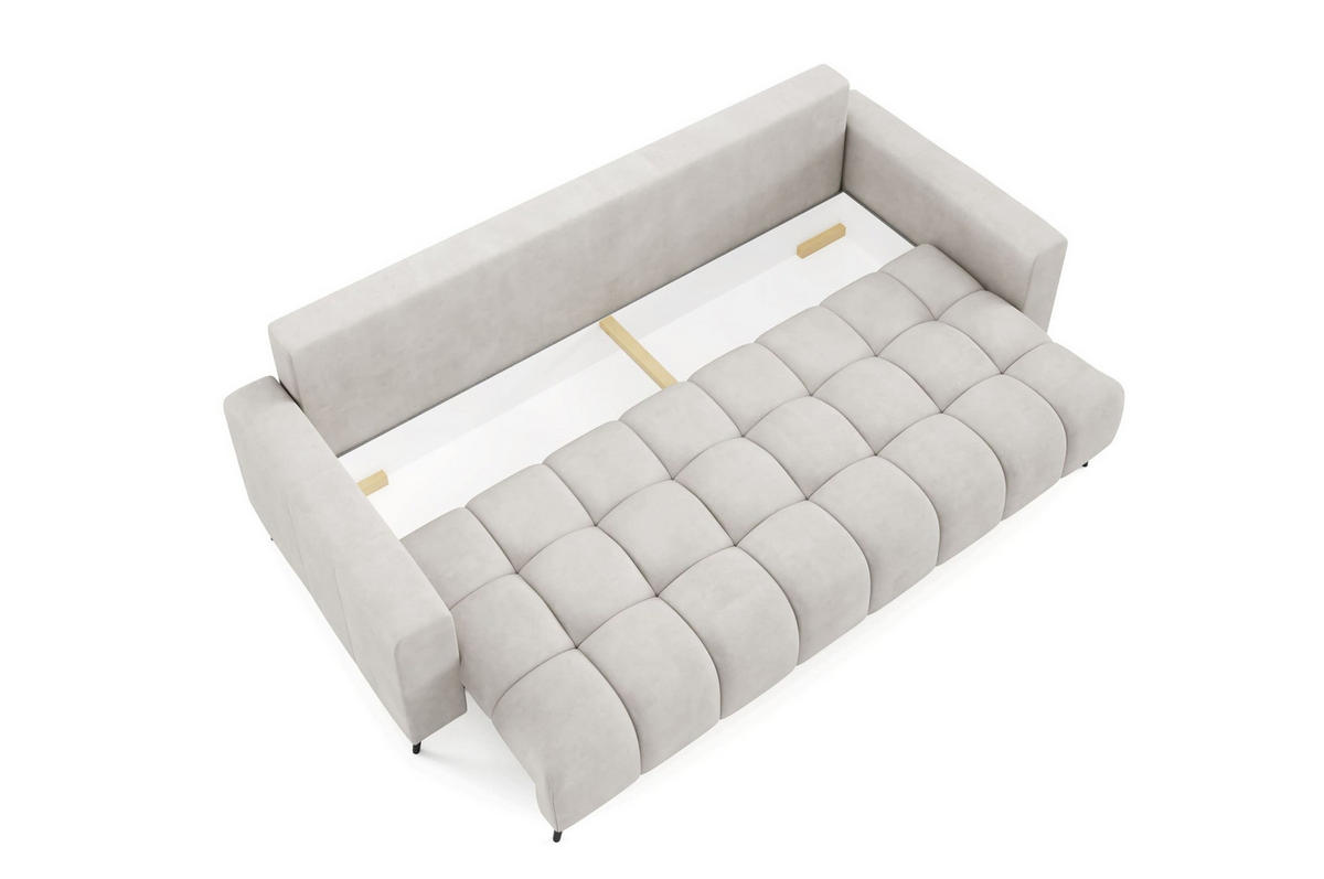 SCHLAFSOFA - Sofa Forta - Schwarz (Amon 13) - Schwarz, Holz (233/72/101cm) - Möblo