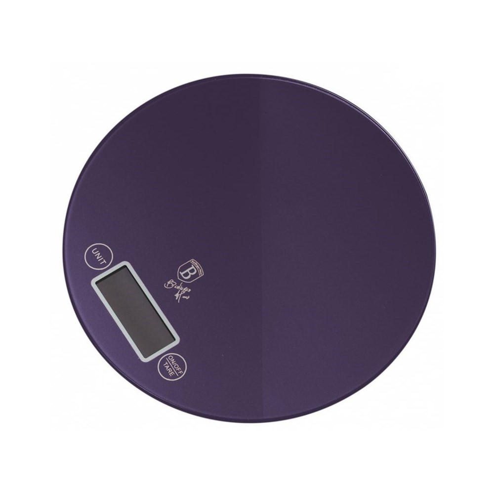 KÜCHENWAAGE Lila 19/19/2 cm BH9434 - Violett, Glas - Berlinger Haus