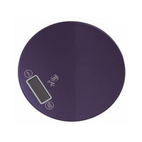 KÜCHENWAAGE Lila 19/19/2 cm BH9434 - Violett, Glas - Berlinger Haus