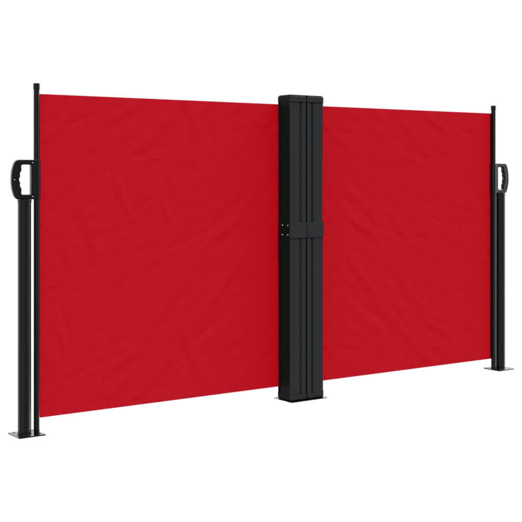 SEITENMARKISE Ausziehbar Rot 120x1000 cm - Rot, Metall (1000/120cm) - furnicato