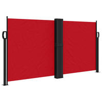 SEITENMARKISE Ausziehbar Rot 120x1000 cm - Rot, Metall (1000/120cm) - furnicato