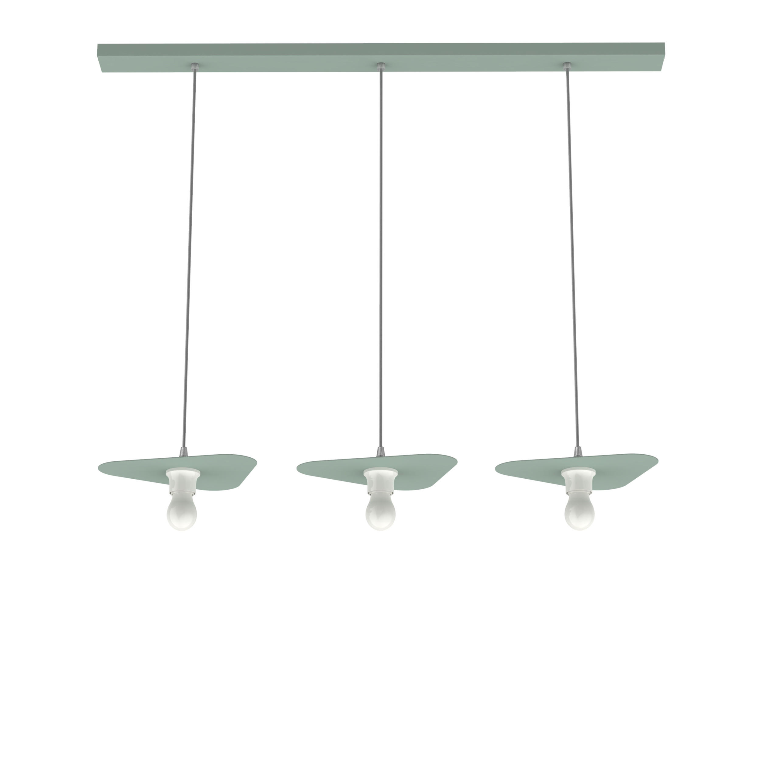 HÄNGELEUCHTE - Grün, Metall (25/30/7cm) - Lumicom