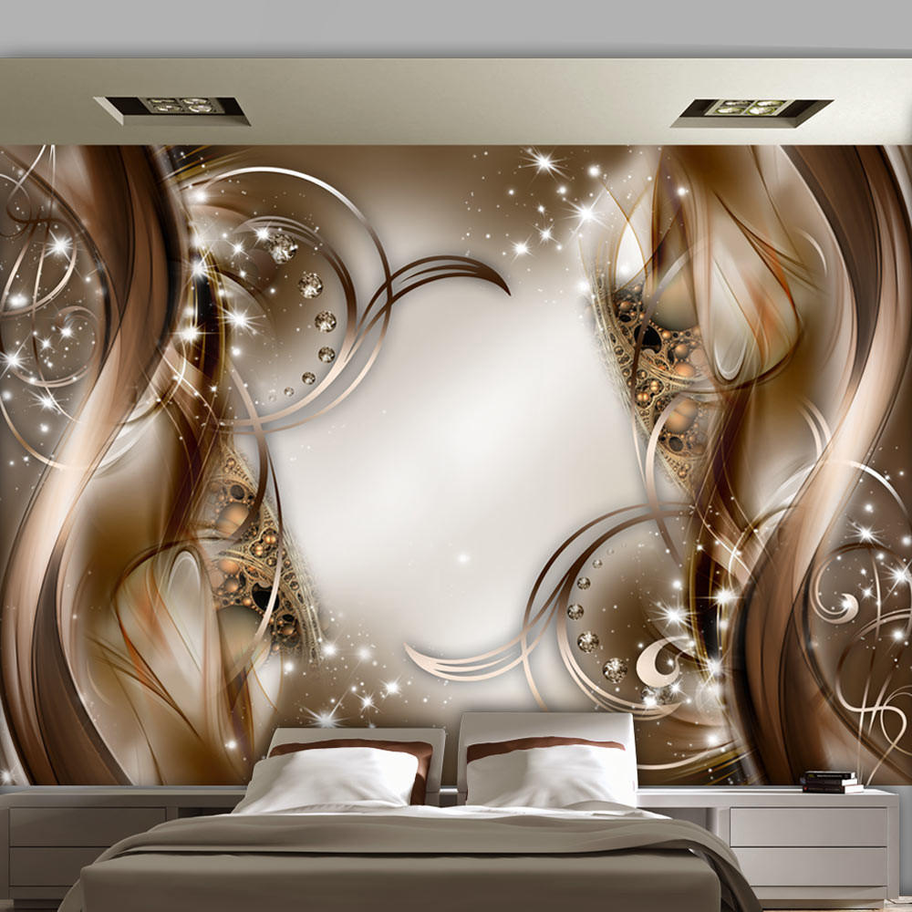 VLIESTAPETE Braun 400/280 cm - Braun, Textil (400/1cm) - KUNSTLOFT