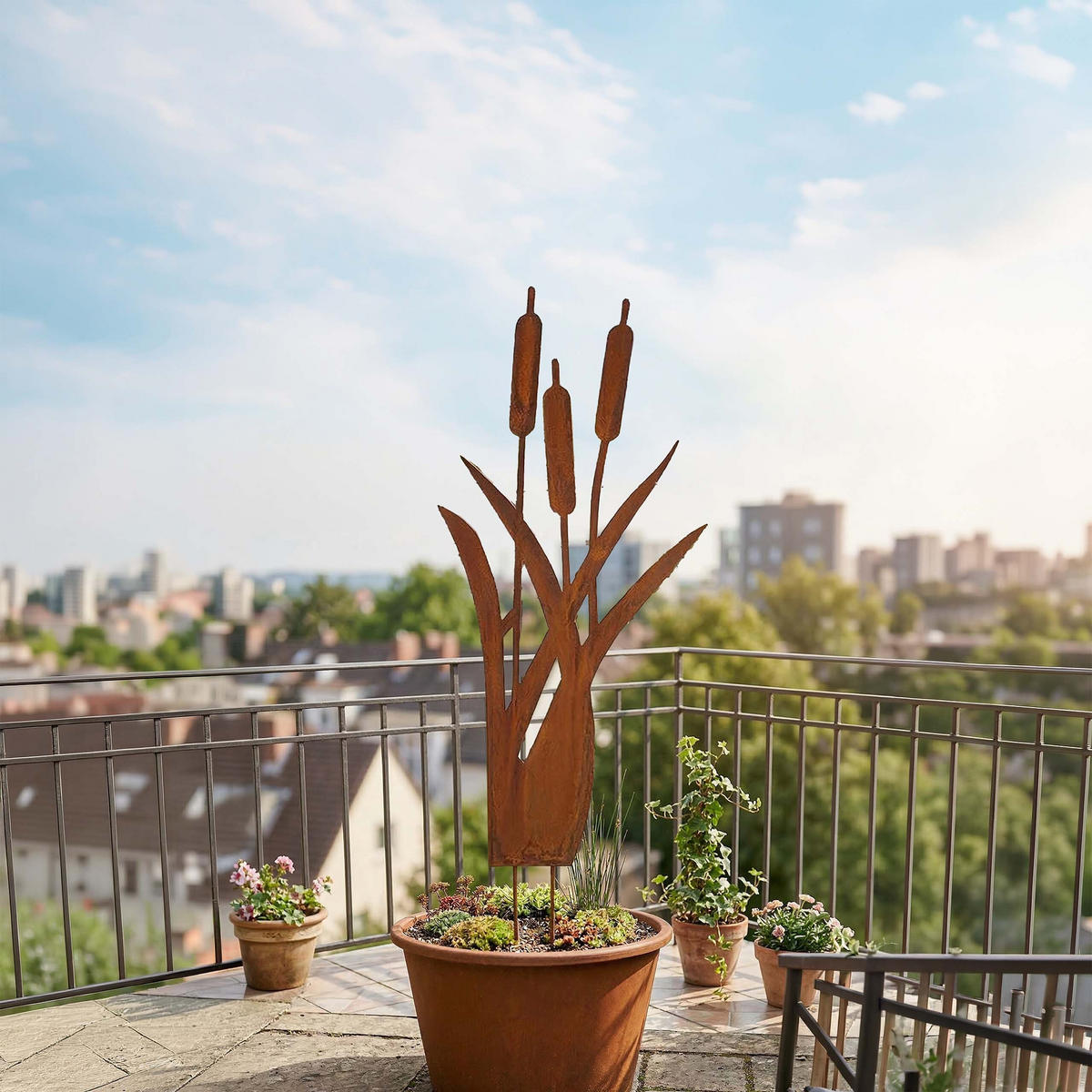 ZÁHRADNÝ kolík - hnedá, kov (0.5cm) - Relaxdays