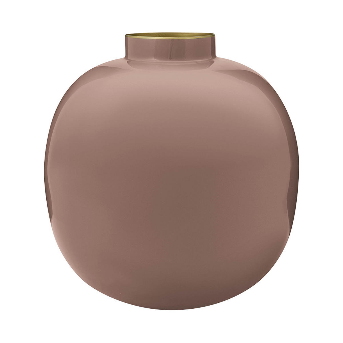 VASE Metal rost 23 cm - Rostfarben, Metall (23cm) - Pip Studio