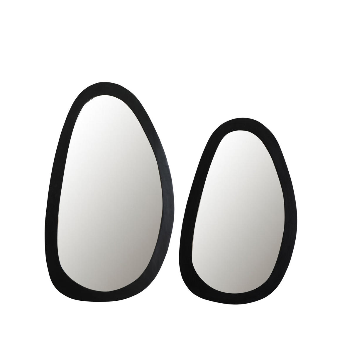 SPIEGEL Lou Schwarz 3/100/60 cm - Schwarz, Holz (100/60/3cm) - Starfurn