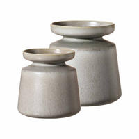VASEN-SET Imperia grau 2er Set - Grau, Keramik (1cm) - Ritzenhoff Breker