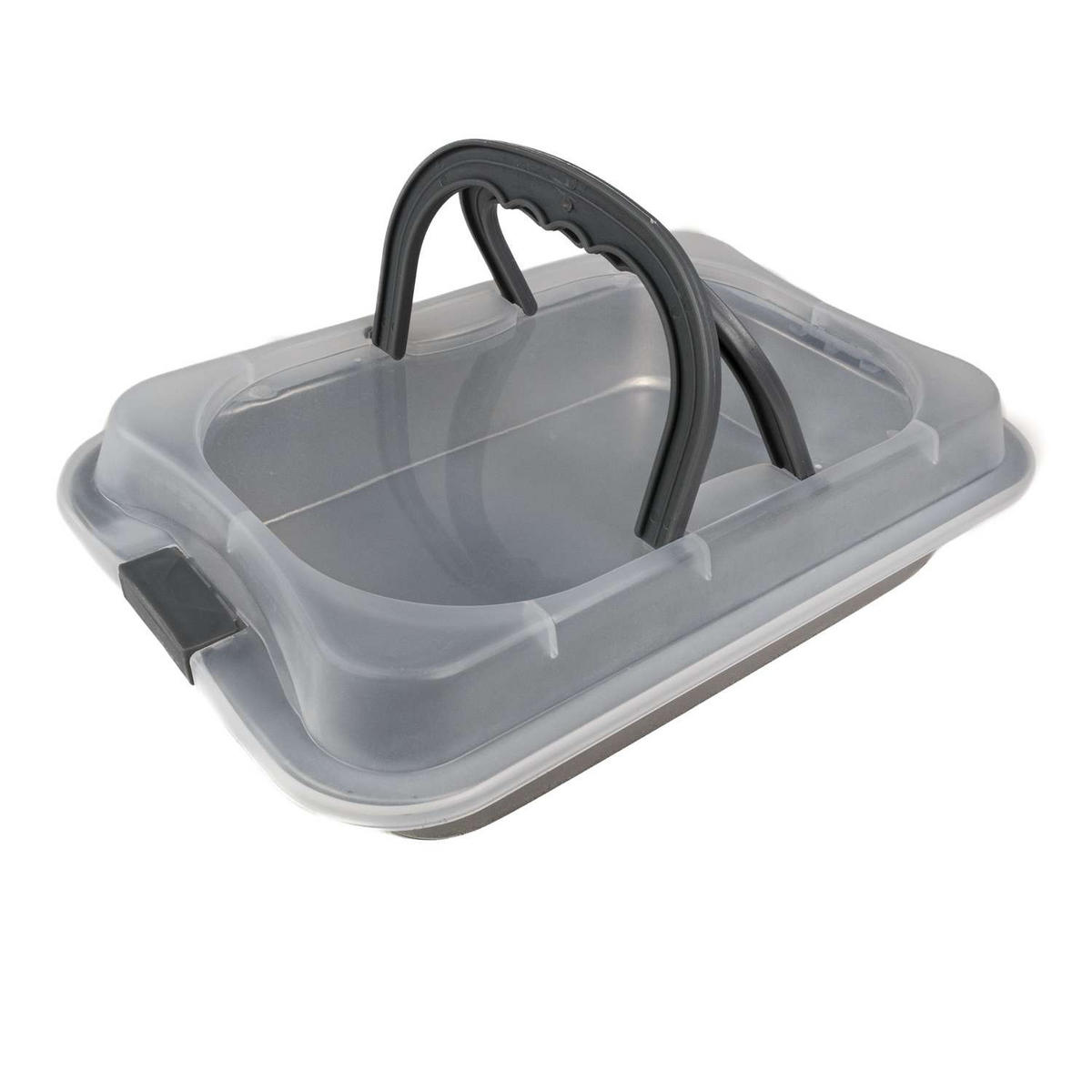 BACKBLECH mit Abdeckhaube - Silberfarben, Metall (25/9/37.1cm) - Intirilife