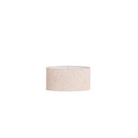 LAMPENSCHIRM Stone Braun 38/17.5/19 cm - Braun, Textil (38/17.5/19cm) - Light & Living