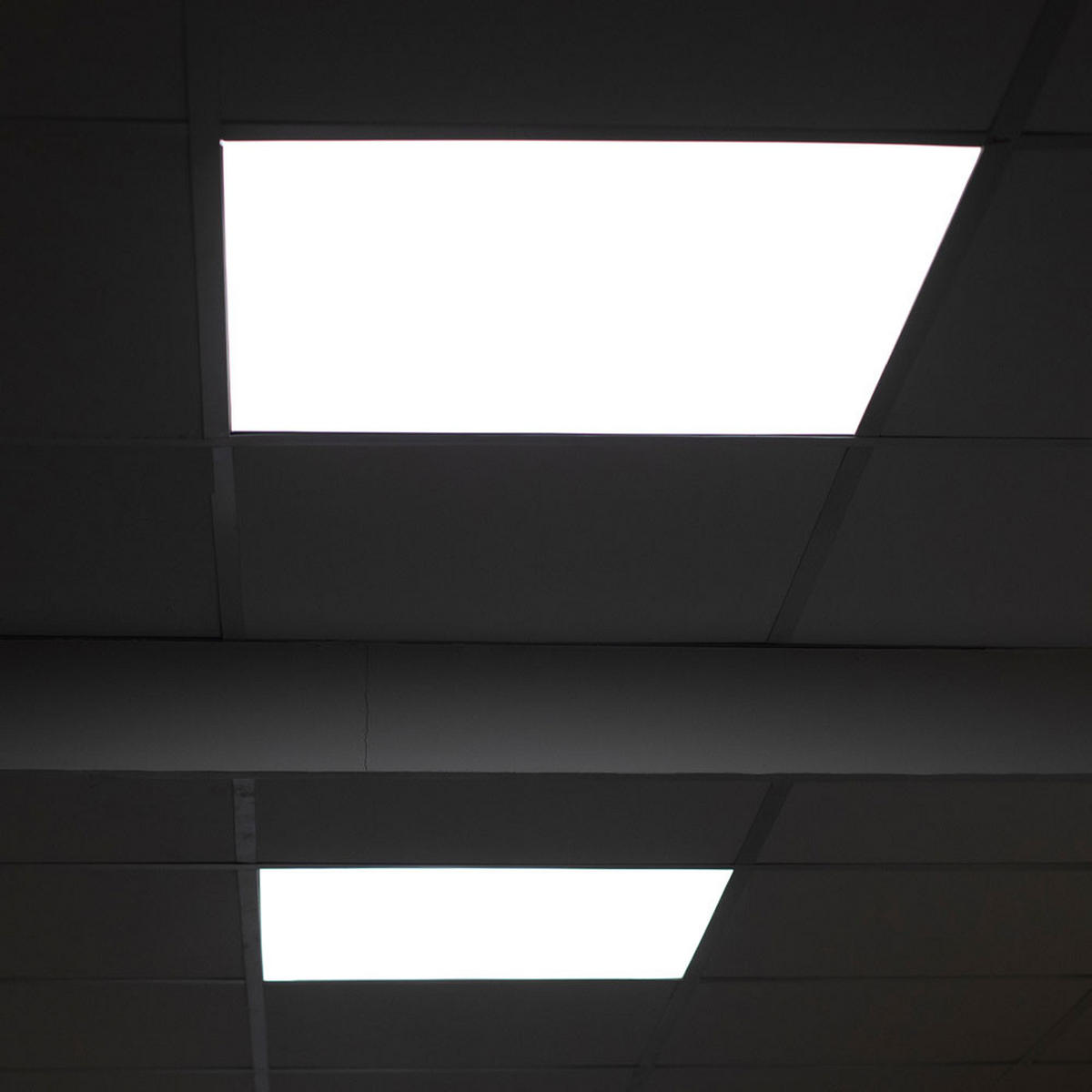 LED DECKENLEUCHTE Kunststoff Weiß 4er Set - Weiß, Metall (12/12/2.5cm)