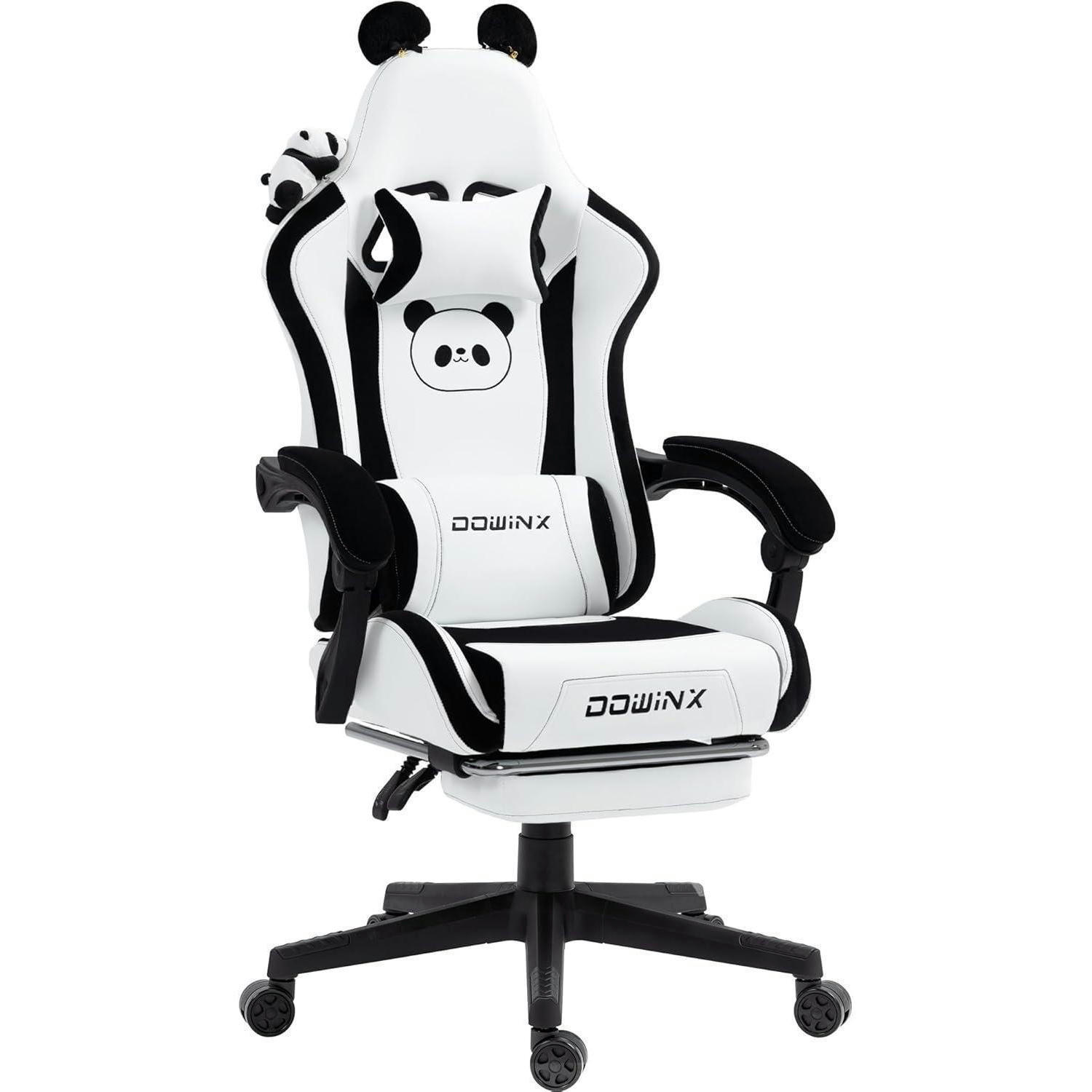 XXXLutz Gaming-Stuhl Schwarz 57x135x76 cm