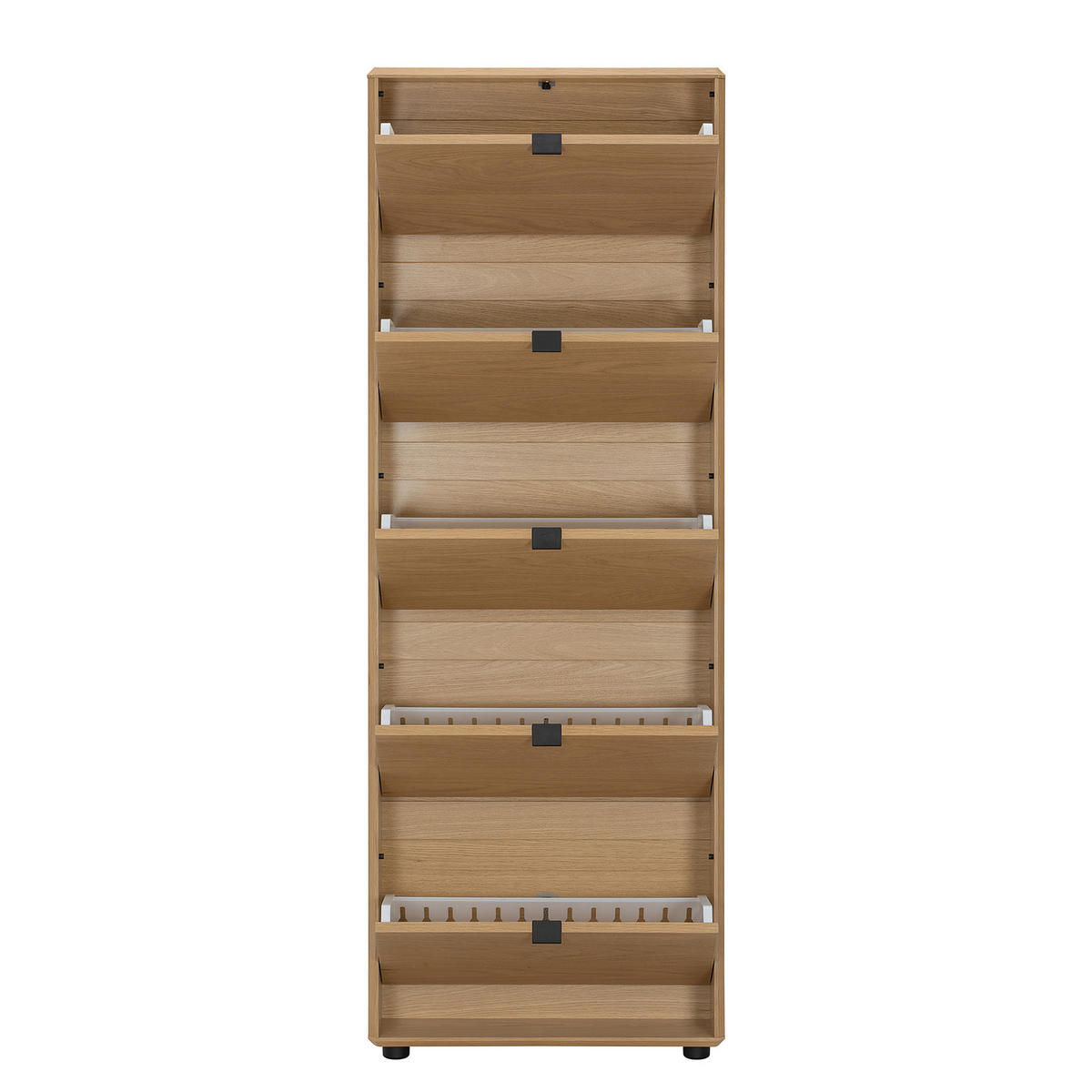 FURNIERTER SCHUHKIPPER - Eichefarben, Holzwerkstoff/Kunststoff (64/181/17cm) - home24