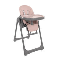 HOCHSTUHL Pastello 2 rosa klappbar höhenverstellbar Ablagefach Räder - Rosa, Metall (55/99/76cm) - Kikka boo