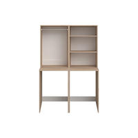 WASCHMASCHINENMÖBEL - 64.4 cm x 65.8 cm - holz - naturfarben hell Erkano - Naturfarben, Holz (64.4/184.4/65.8cm) - Vente-Unique