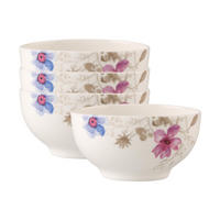 FRENCH-BOLS Mariefleur Gris Basic bunt 15 x 13 cm 4er Set - Multicolor, Keramik (1cm) - Villeroy & Boch