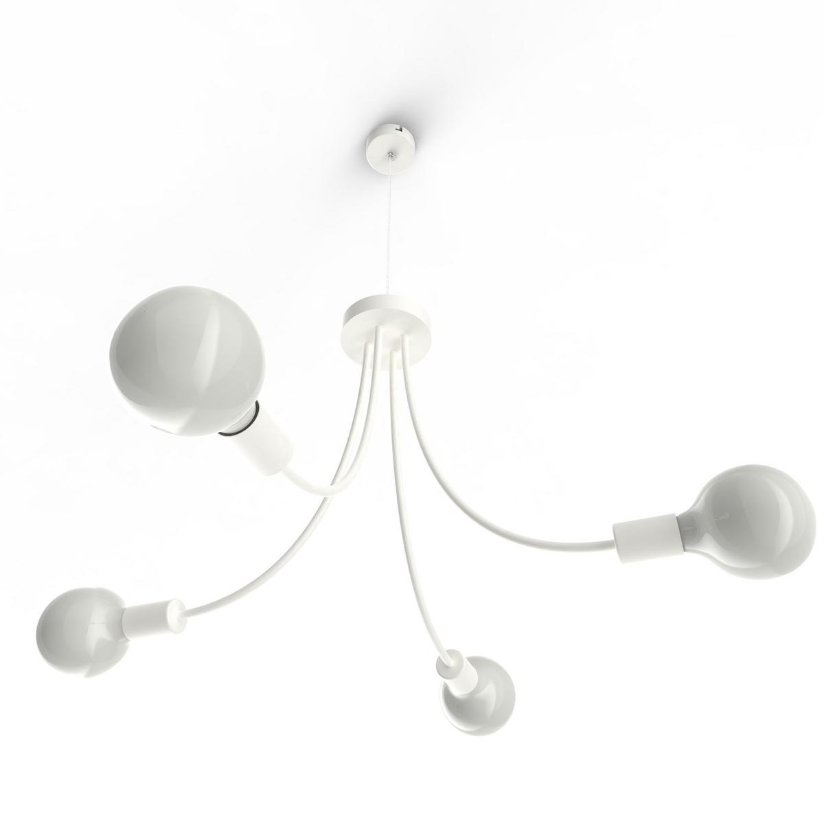 HÄNGELEUCHTE - Weiß, Metall (60/60/40cm) - Lumicom