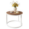 COUCHTISCH CIRI Eichenholz Sterling - Eichefarben/Weiß, Holzwerkstoff (60/60/42cm) - Lookway