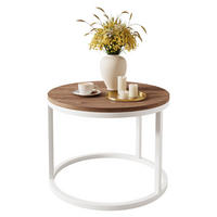 COUCHTISCH CIRI Eichenholz Sterling - Eichefarben/Weiß, Holzwerkstoff (60/60/42cm) - Lookway