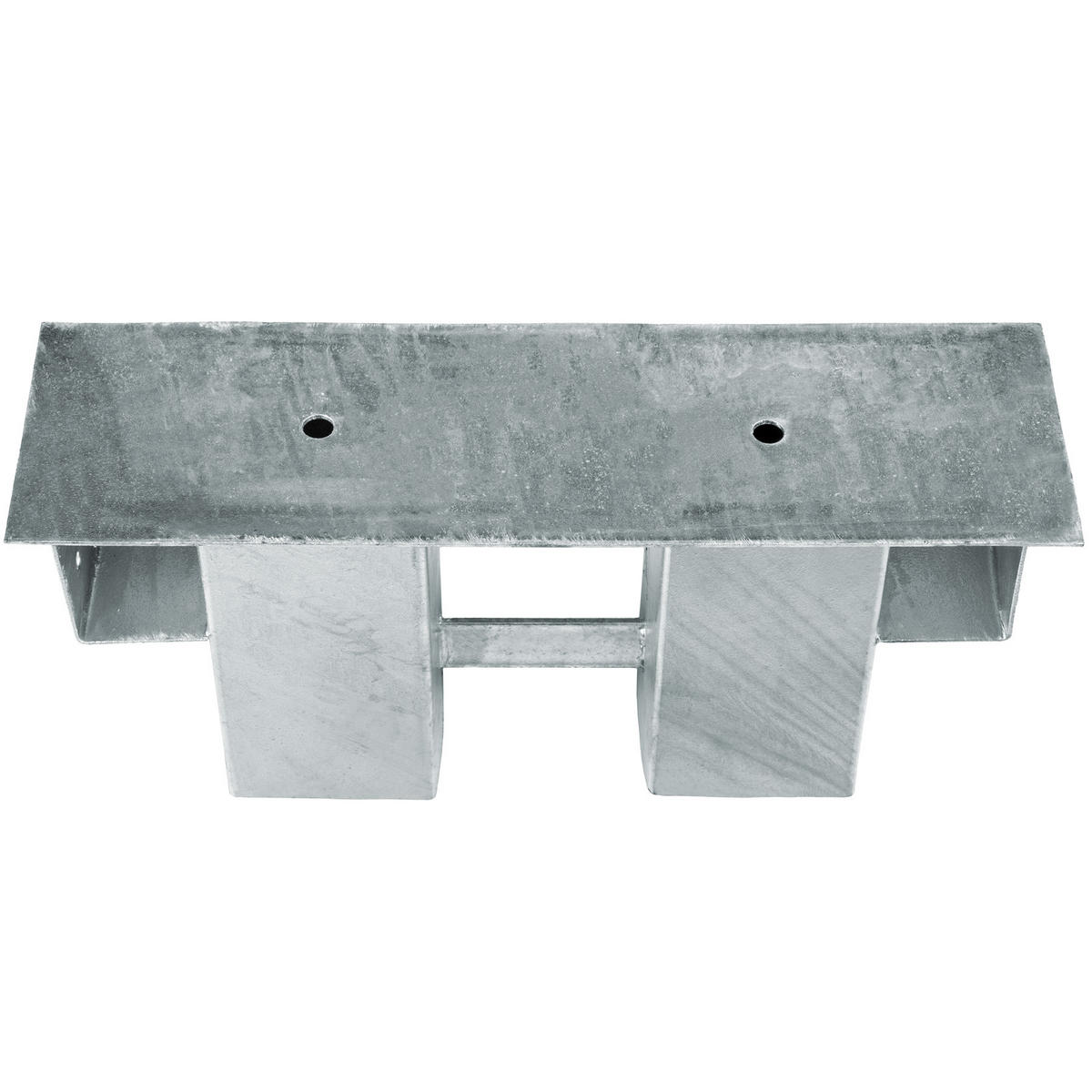 HOLZSTAPELHILFE 2er Set, für Innen und Außen,silber - Silberfarben, Metall (10/15/34cm) - tectake
