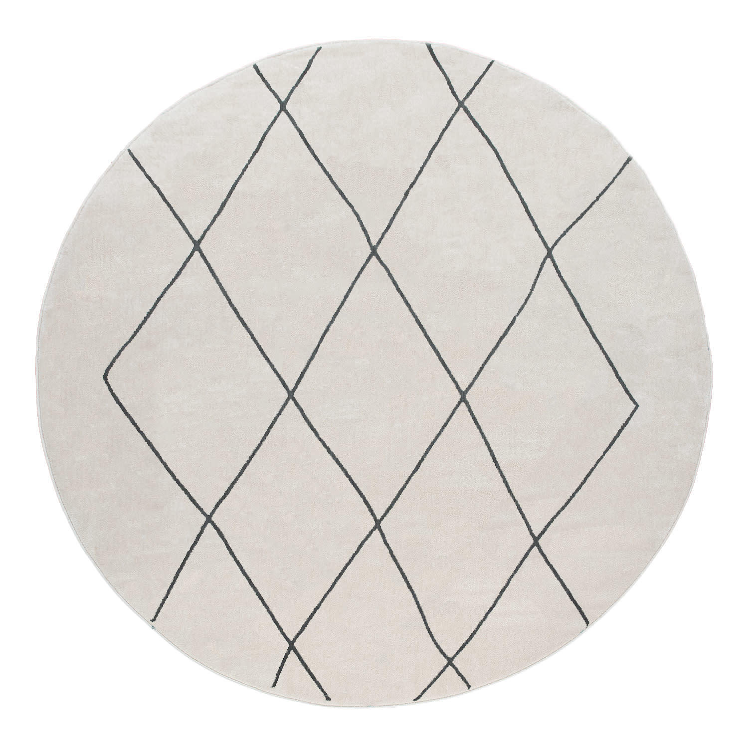 KURZFLORTEPPICH 200/200 cm Haral 786 - Weiß, Kunststoff (200/200cm) - Paco Home