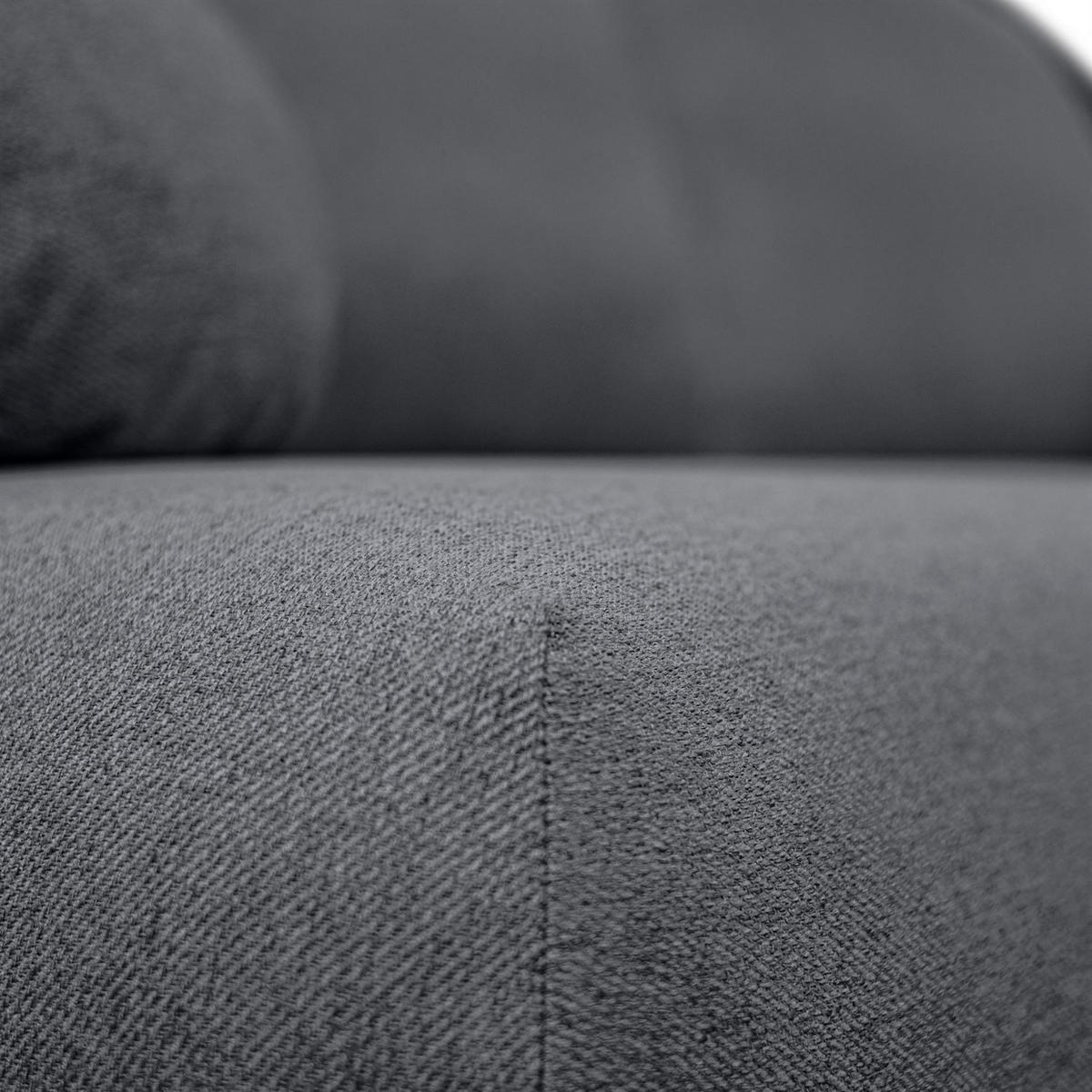 Schlafsofa CLAIRE, zweisitzig, mit Schlaffunktion, Neve 90 - Grau, Textil (208/90/95cm) - Lookway