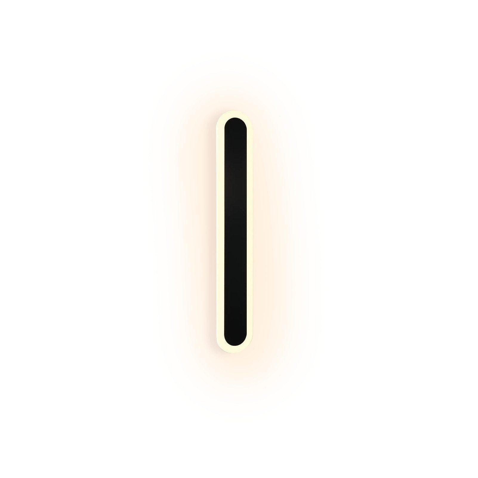 LED-WANDLEUCHTE Yauger 50/8/4cm - Schwarz, Metall (8/4/50cm) - Nettlife