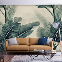 VLIESTAPETE Grün 450/315 cm - Grau/Grün, Textil (450/1cm) - KUNSTLOFT