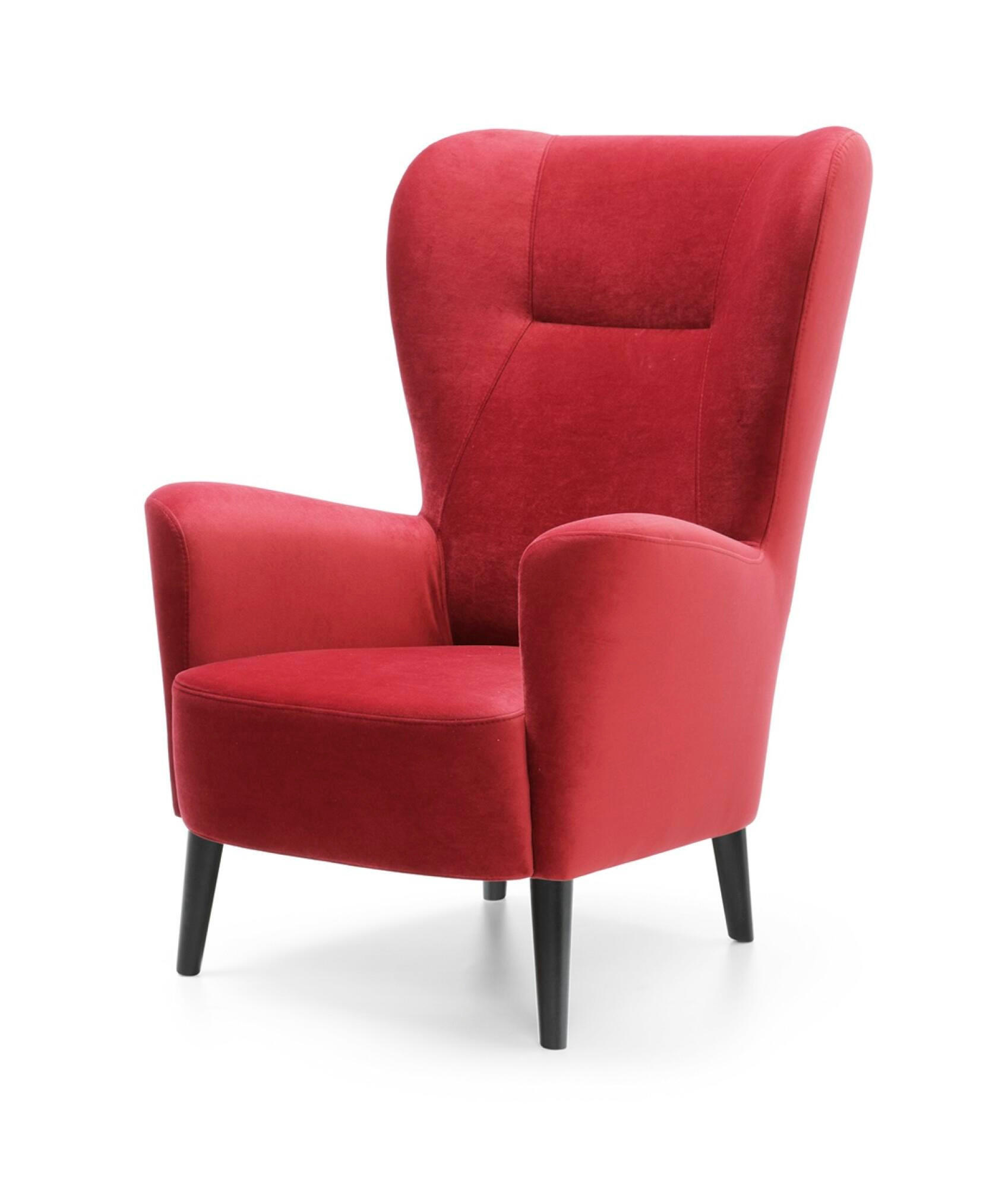 SESSEL NEXT Rot 71x93x110 cm - Rot, Textil (71/110/93cm) - FURNLUX