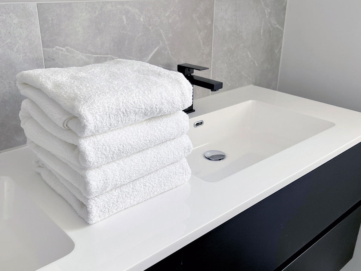 HANDTÜCHER, 6er-Set, 50x70 cm, 100% Baumwolle, Weiß - Weiß, Textil (50/70cm) - Zollner