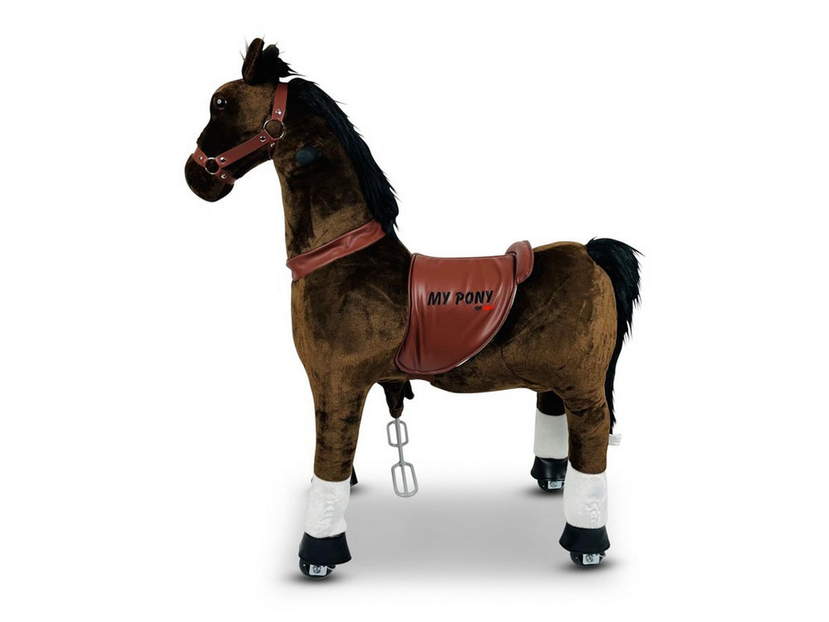 REITPFERD Nella dunkelbraun Größe S - Dunkelbraun, Kunststoff (72/29/83cm) - TPFLiving