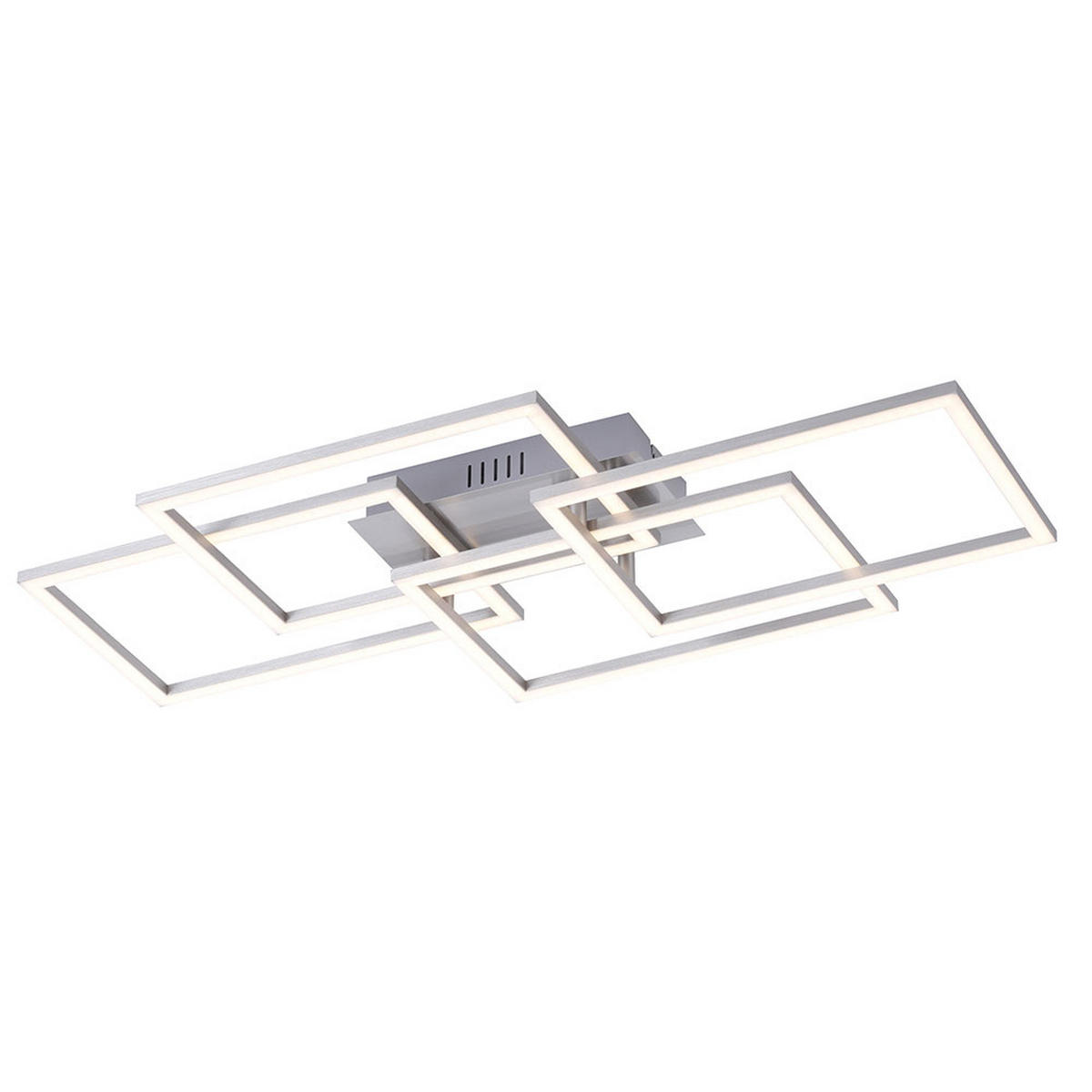 LED DECKENLEUCHTE IVEN Aluminium Silber - Silberfarben, Metall (70/34.5/9.5cm)