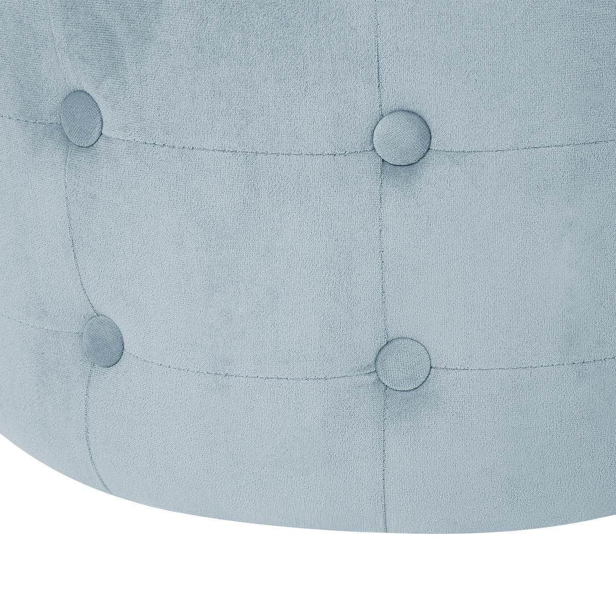POUF Tampa 55/55/30 cm - Grau, Textil (55/30/55cm) - Beliani