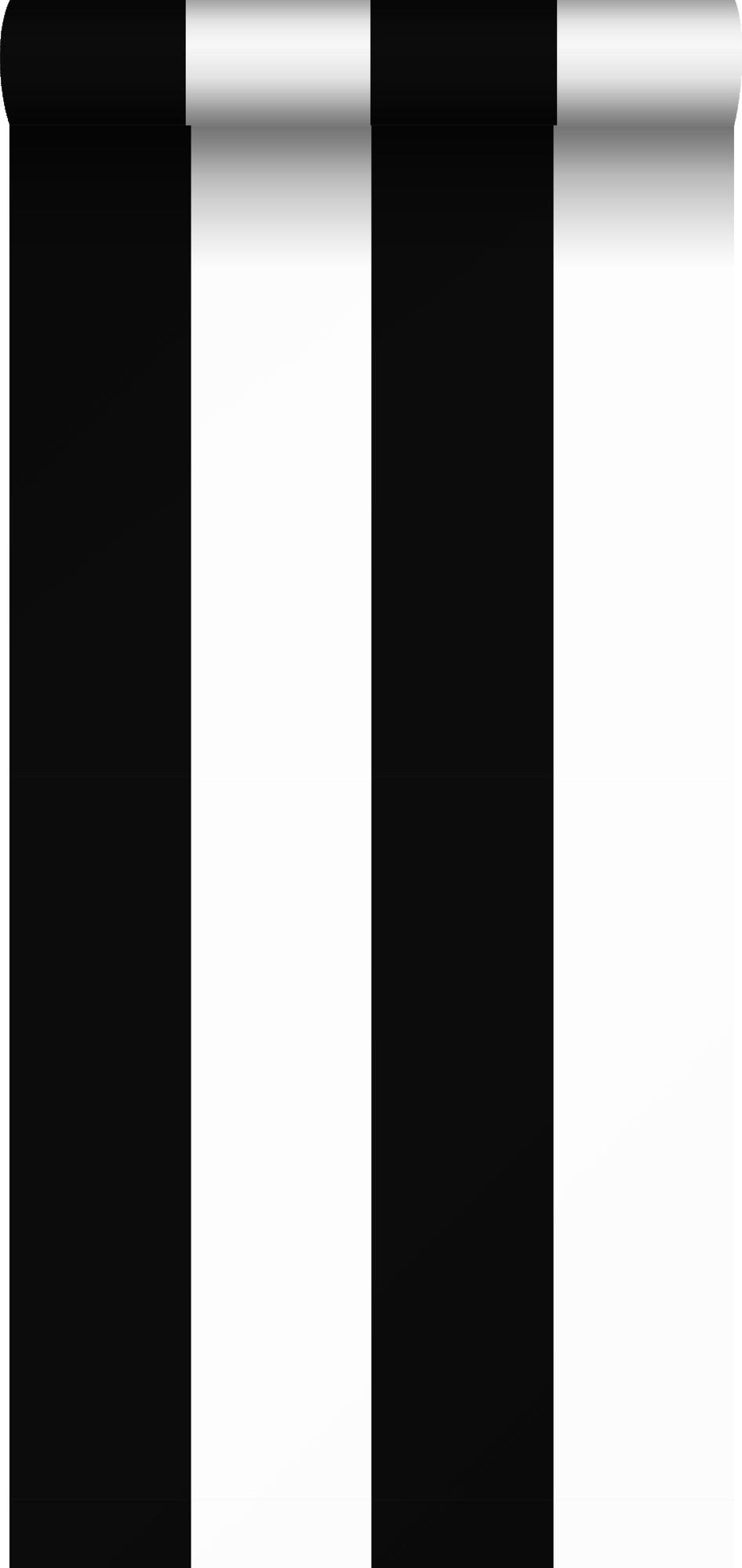 TAPETE breite Streifen 53 cm x 10.05 m - Schwarz, Papier (53/1000cm) - Sanders & Sanders