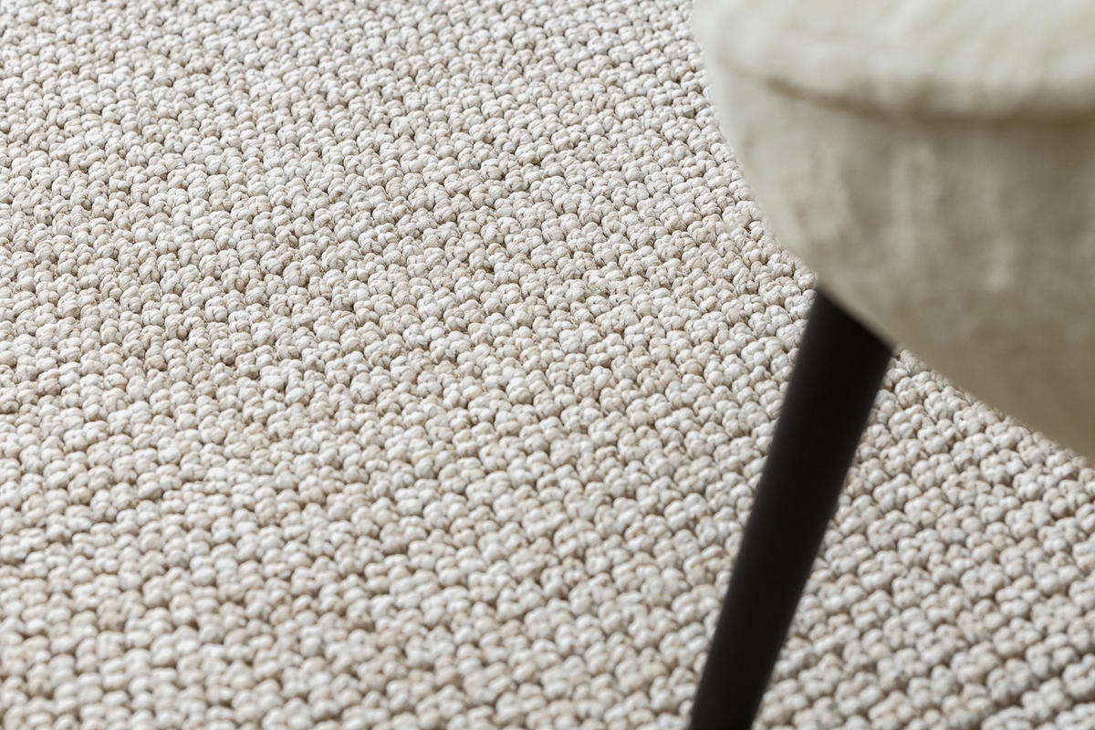 TEPPICH Casablanca LOOP 200 cm - Beige, Textil (200/200cm) - rugsX