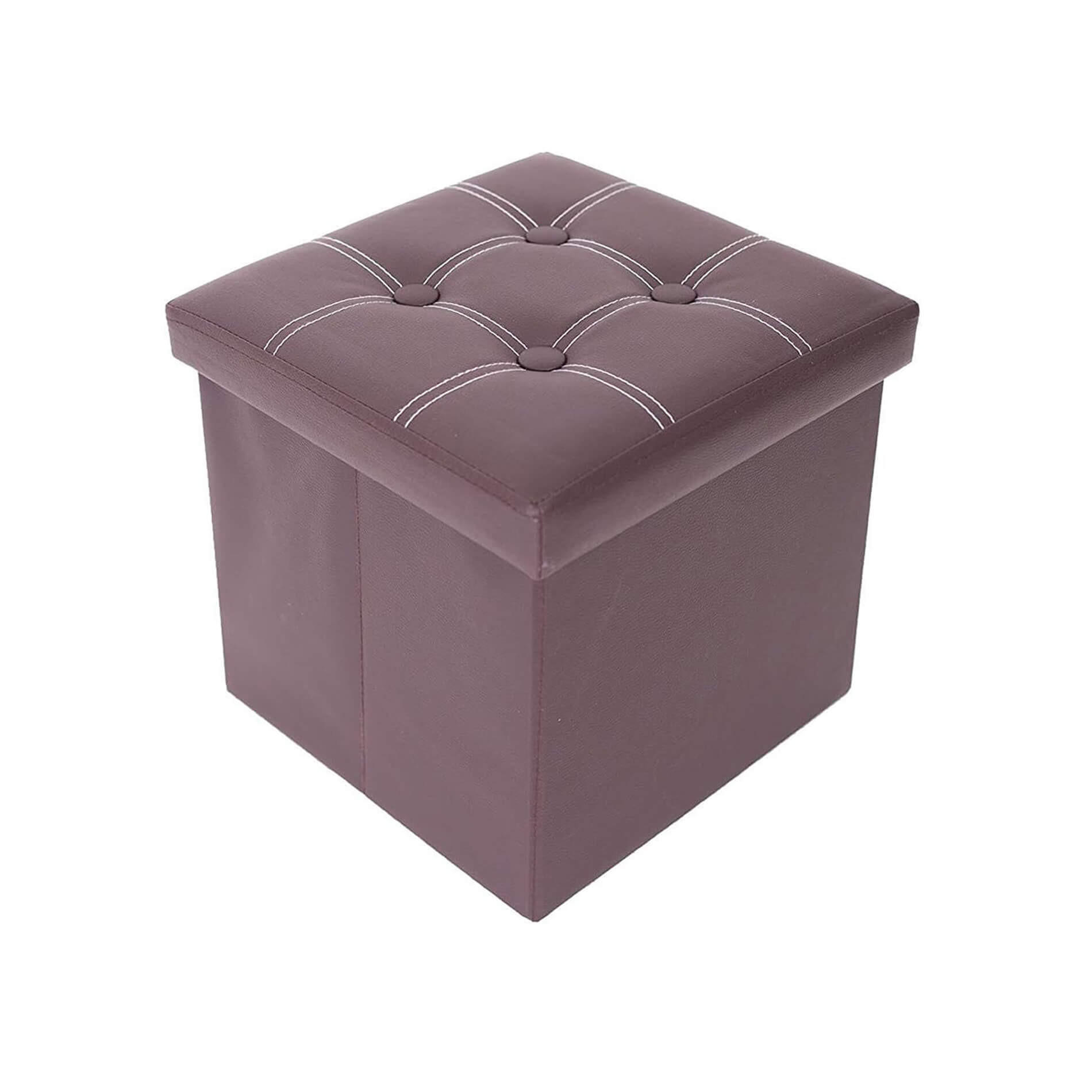 Mobili Rebecca Fusshocker Braun 30x30x30 cm